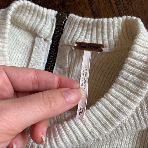 Free People Womens Colorblock Sweater Dress black - Picture 10 of 11